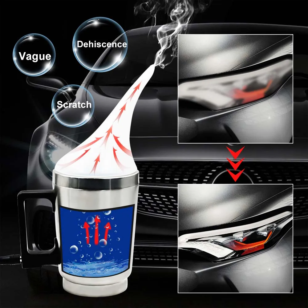 Car Headlight Polish Restoration Kit Car Headlamp Repair Renovation Kit 50ml/100ml Headlights Liquid Polymer Clean Auto Tool Set