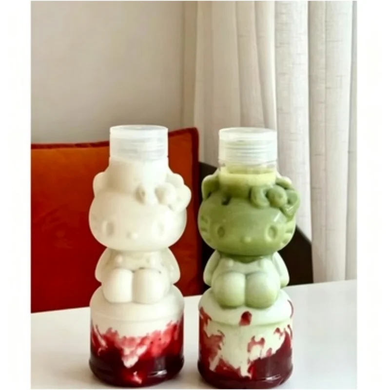 Hello Kitty Water Bottle Cute Anime Versatile Kt Women Accessories Home Supplies Desktop Accessories Kawaii Girl Gift Wholesale