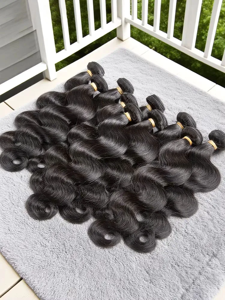 

Пучки объемных волн Virgin Remy, необработанные вьетнамские волосы, человеческие волосы, естественная волна воды, 12A, 100% необработанные наращивания для женщин