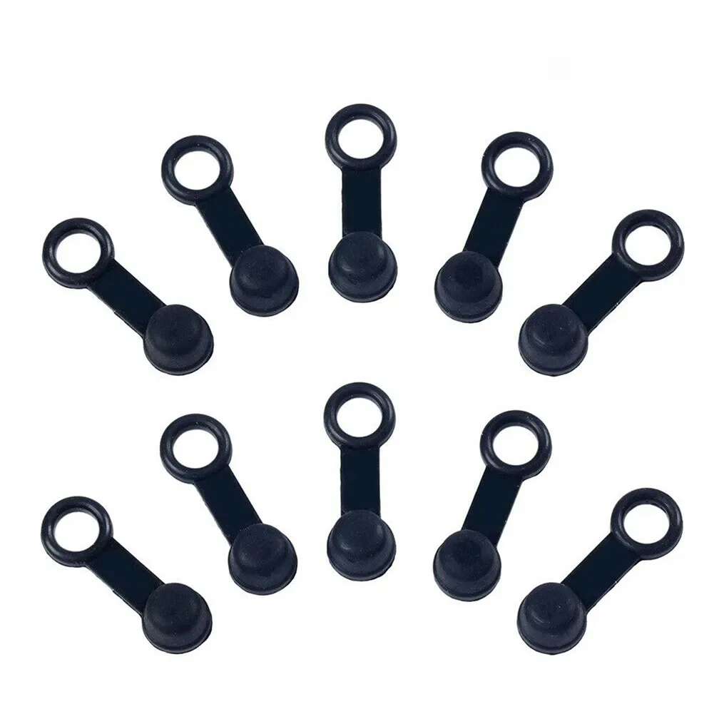 10 pièces bouchon anti-poussière moto purge de frein couvercle de mamelon bouchon à vis couvercle d'étrier de frein en caoutchouc moto moto