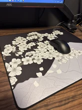 Tappetini per mouse da gioco X-Raypad Aqua Control 2 Sakura FPS 450x400x4mm Tappetino per mouse giapponese Sakura Cherry Blossom Durevole bordo cucito - AliExpress 