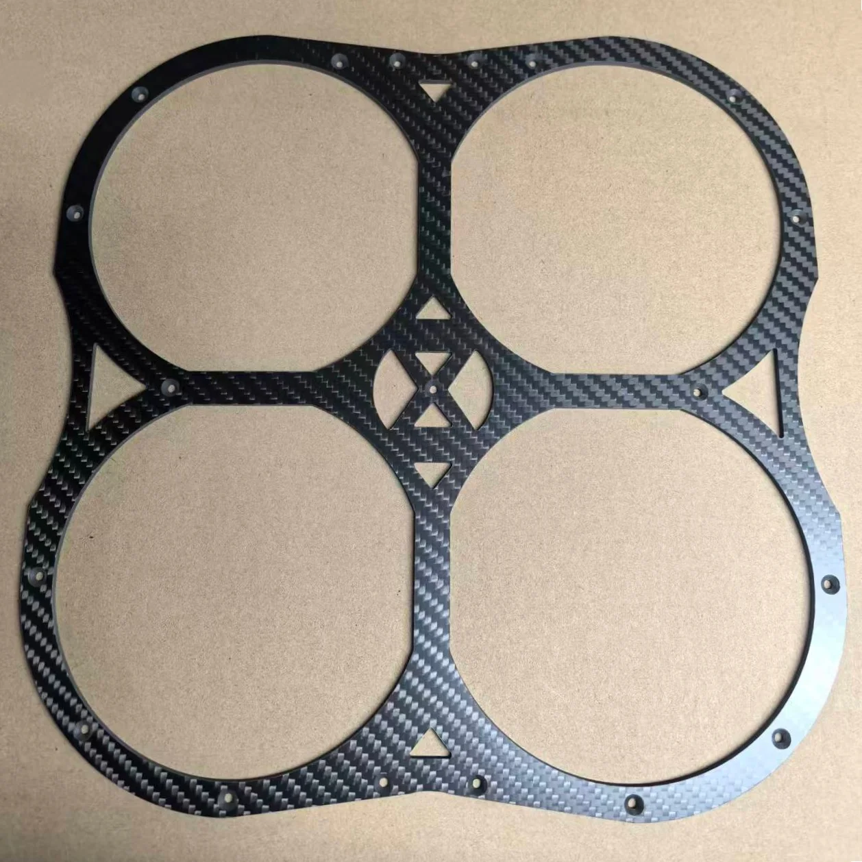 Customized Carbon Fiber Sheet Plate Process CNC Milling Cutting Engrave FPV Frame Rc Part Arm Custom Service