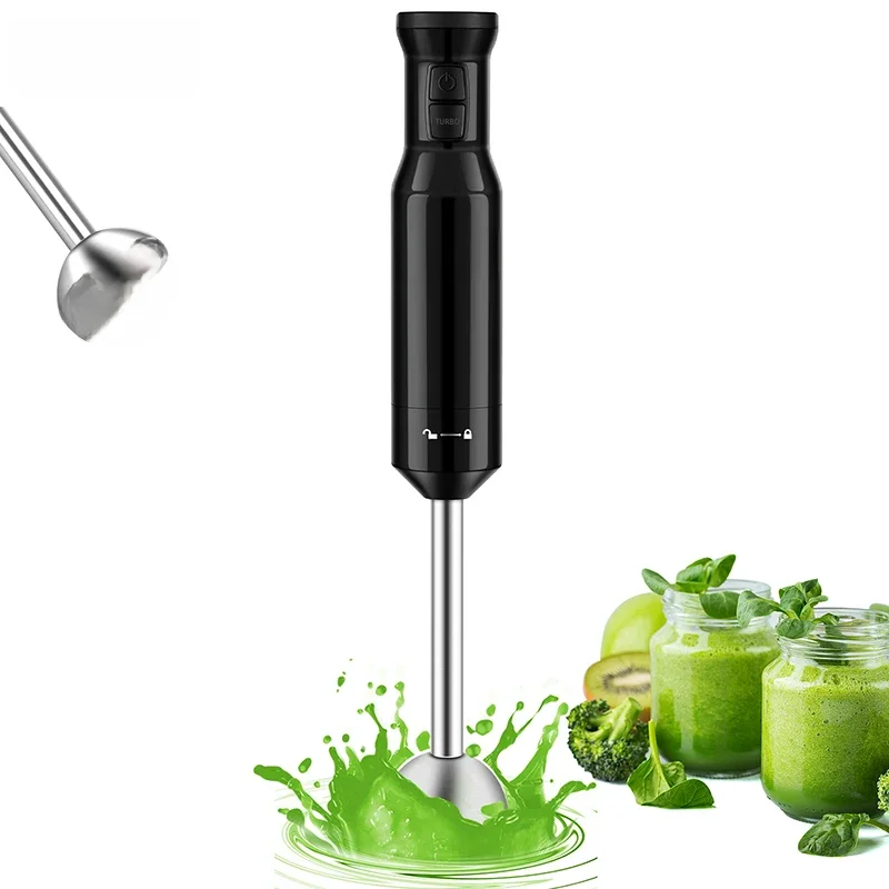 Wancle 600W mélangeur à Immersion électrique à main mélangeur à bâton multifonctionnel pour aliments pour bébés hachoir à viande végétal fonction Turbo