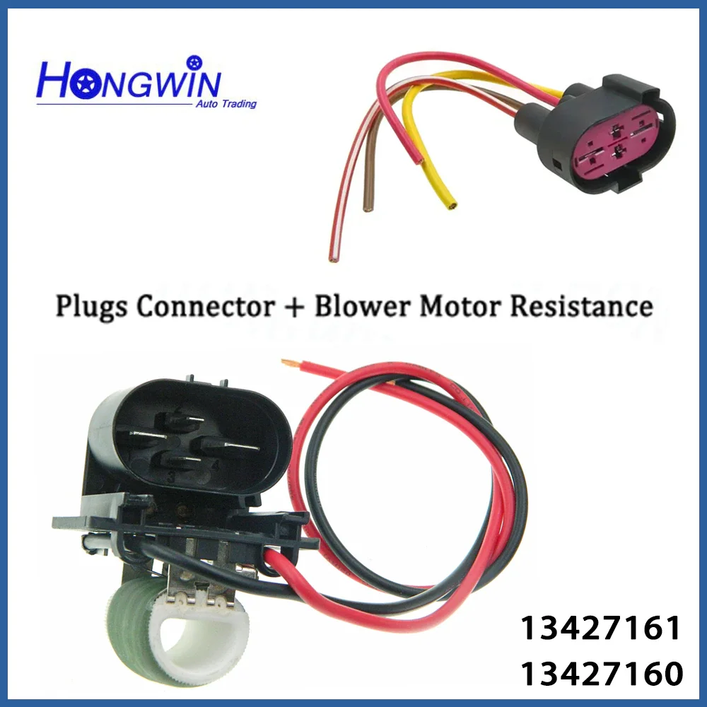 13427161 Radiator Fan Blower Motor Resistance Fits Chevy Chevrolet Cruze 1.4L 1.8L 2011-2016 Buick Verano 2.4L 13360890 620-658