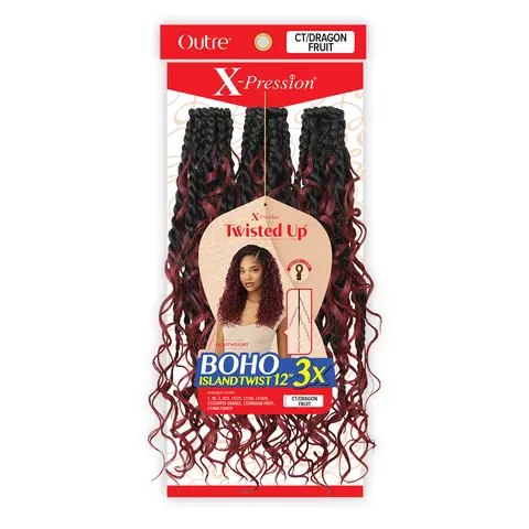 Trenzas de ganchillo Outre X-Pression Twisted Up 3X Boho Island Twist 12"