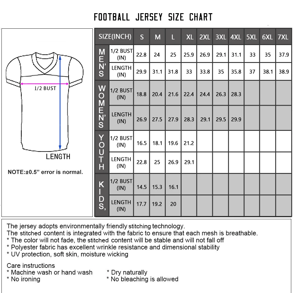 Custom American Football Jersey Personalized Blue White Team Printed Name Number Shirt Men Women Youth Kids Training Uniform