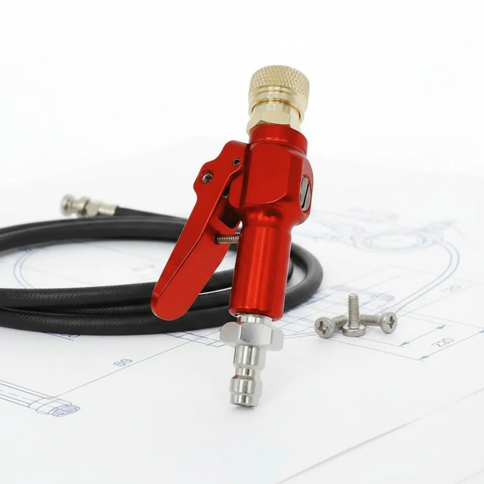 Quick Fill Adapter Air Charging Connector Clip Fitting With 8mm Male Female Quick Plug Universal Inflation Tool Accessory