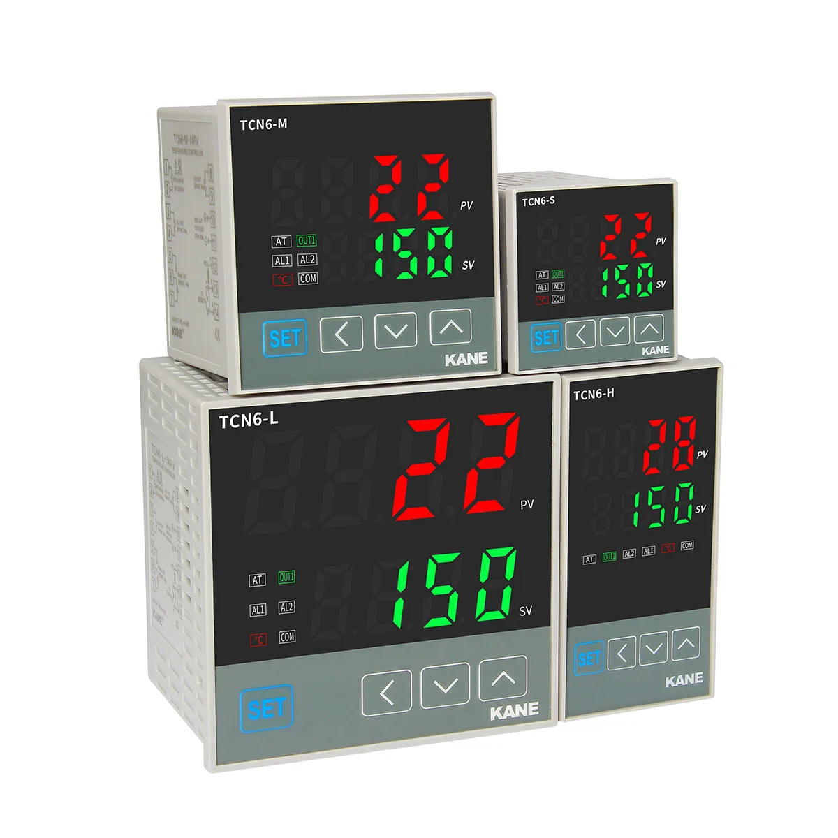 جهاز تحكم رقمي في درجة الحرارة من سلسلة TCN6 مع مخرج اتصال Modbus RS485 ومرحلات SSR 0-10V 4-20mA