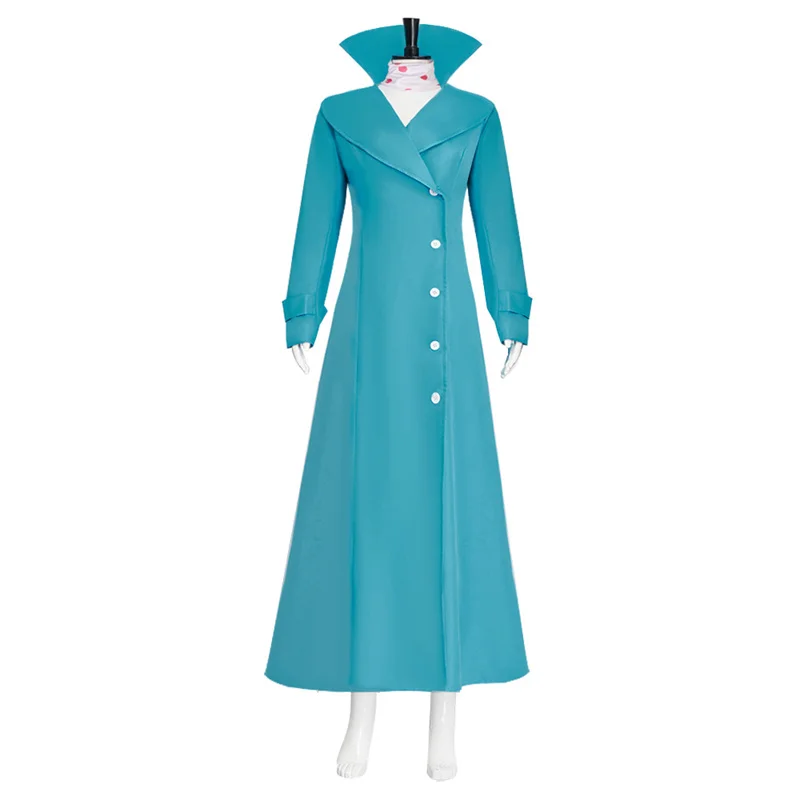 Anime Lucy Wilde Cosplay Costume Coat Long Trench Coat Scarf Full Set Halloween Role Play Performance Carnival Stage Suit Outfit - view 2