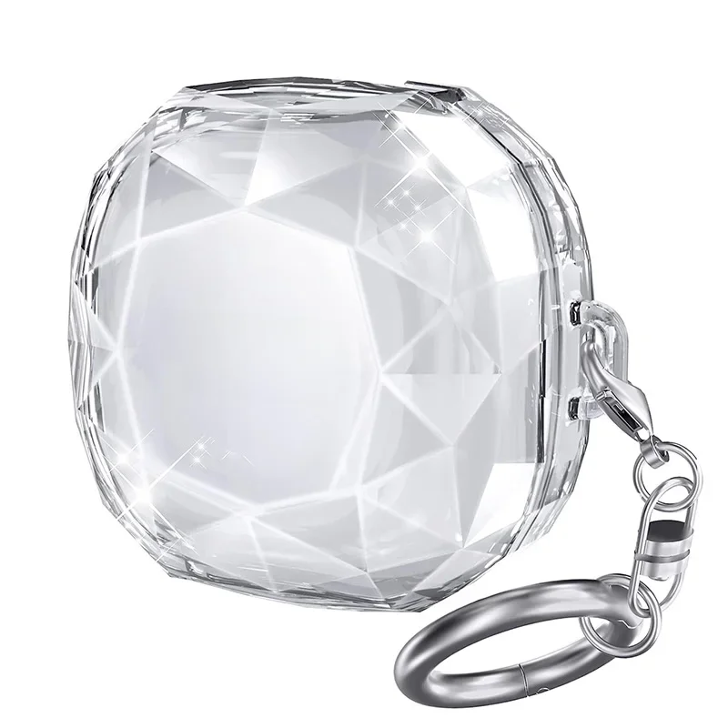 Diamentowe przezroczyste etui na słuchawki do Samsung Galaxy Buds 2 Pro PC Twarde etui odporne na zarysowania do Samsung Buds 2/Pro/Live/2 Pro — zdjęcie produktu 7