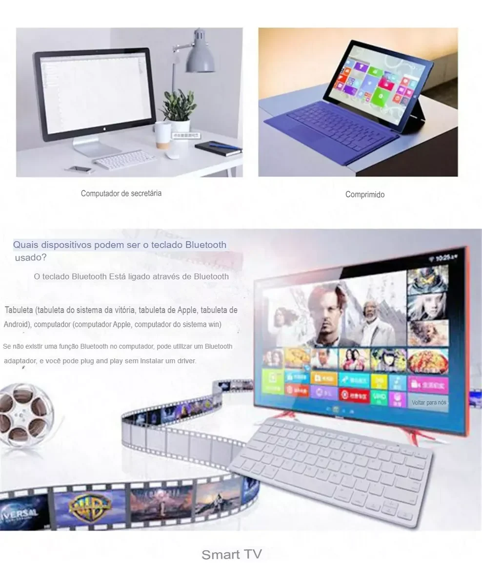 لوحة مفاتيح لاسلكية بلوتوث ، مفاتيح خفيفة لينة ، كمبيوتر مكتبي ، مكتب ، وظائف متعددة ، كتابة ناعمة ، كمبيوتر لوحي ، هاتف محمول ، دفتر ملاحظات