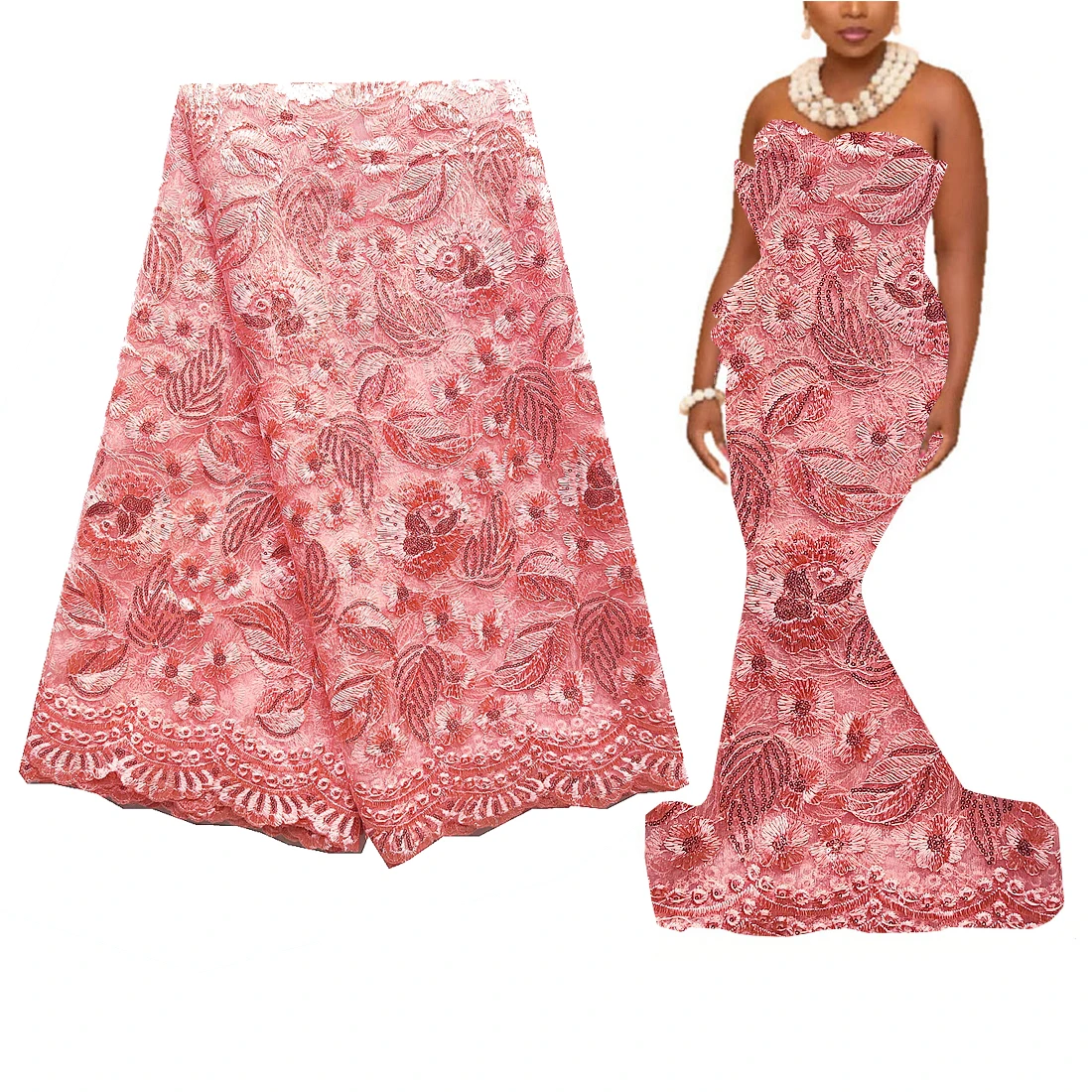 

4 ярда африканского кружева с пайетками, вышитая швейцарская сетка, французское кружево, высококачественные нигерийские кружевные ткани 2026 года для свадеб