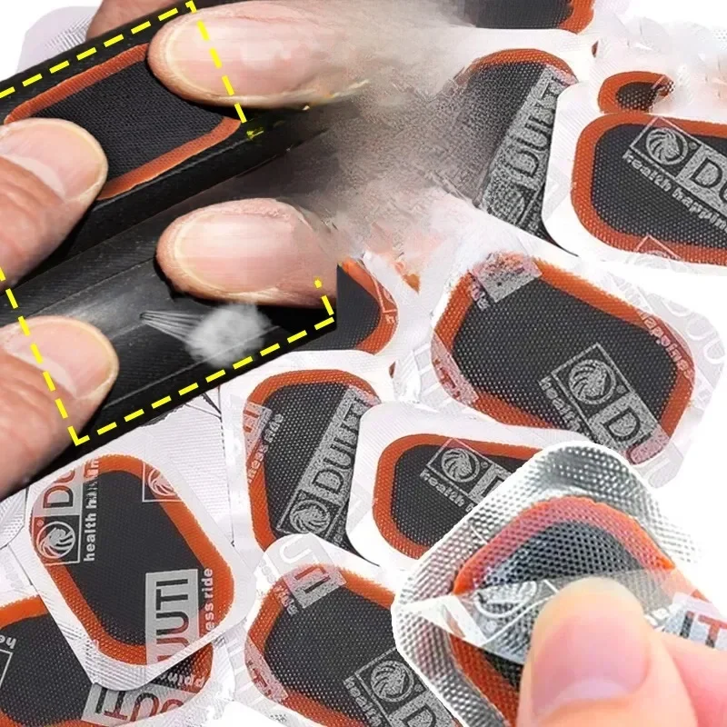 AliExpress Bike Tyre Patch Repair Tool Bicycle Inner Tube Rubber Repair Patch for Mountain Road Bike Quick Repairing Tyre Protection Patche