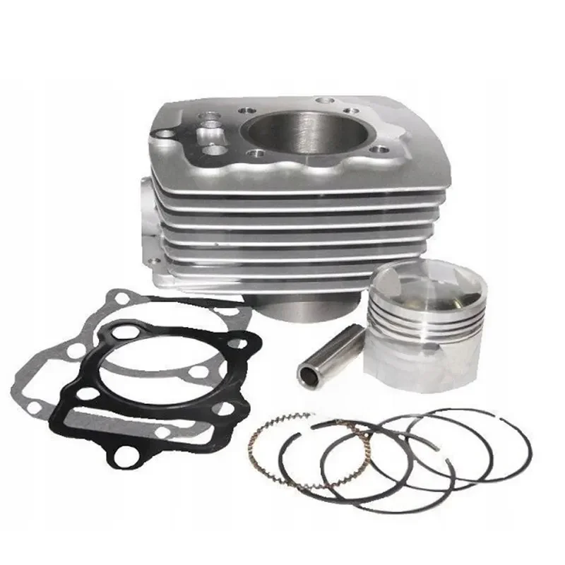 Srebrny motocykl cylindra przebudowany zestaw Big Bore 62mm do KEEWAY SUPERLIGHT 125 150cc — zdjęcie 2