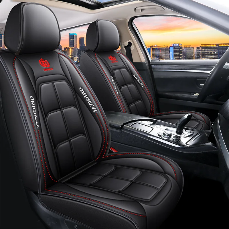 1pc All-inclusive seat cover full leather car seat cushion single seat main and passenger seat cover four seasons universal - Image 2