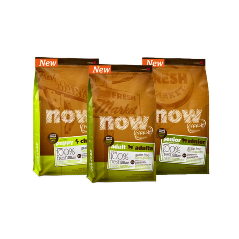 Ahora comida fresca para perros cachorro adulto Allbreed colección Senior 2,72 kg 5,44 kg 9,98 kg