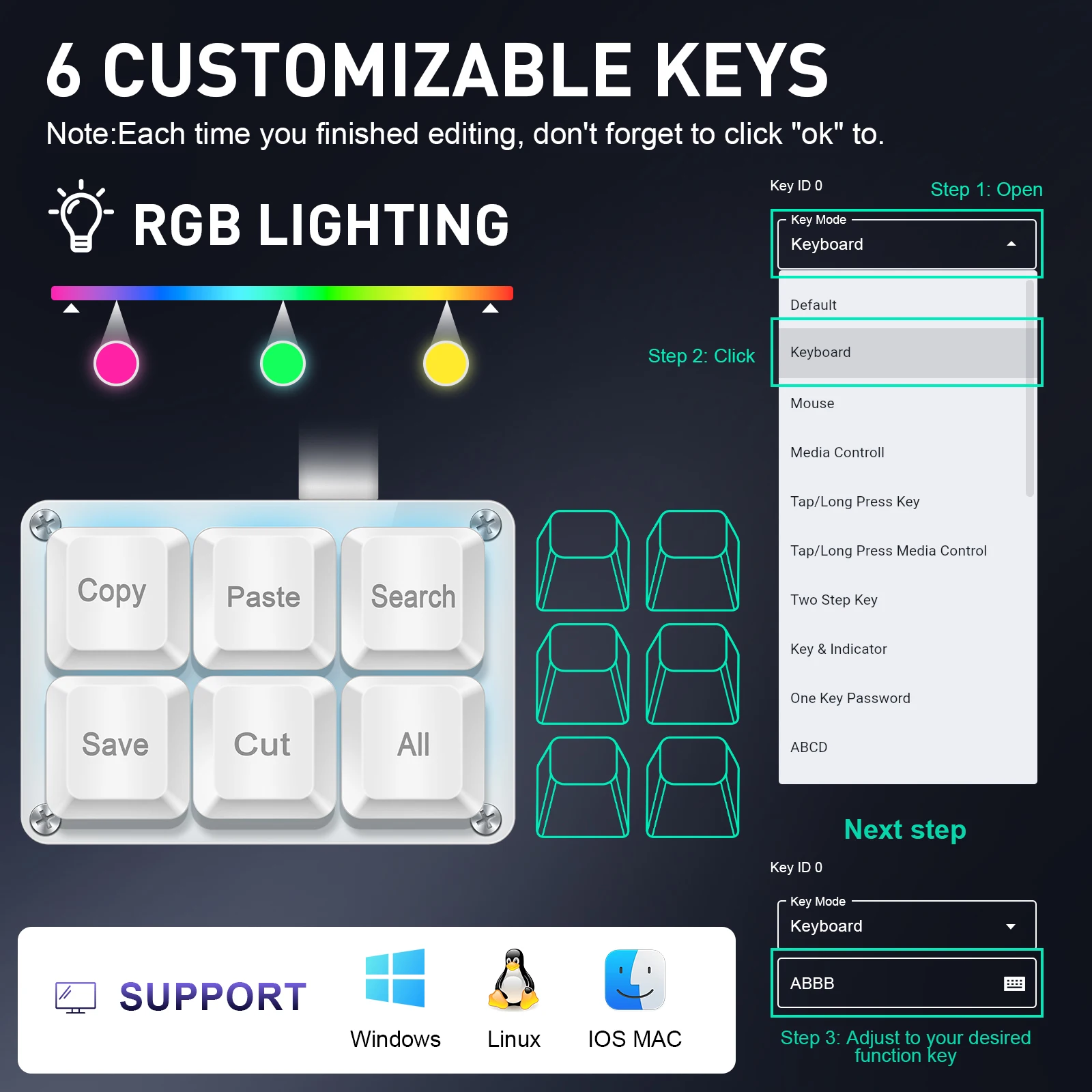 Sayodevice 6 Keys M…