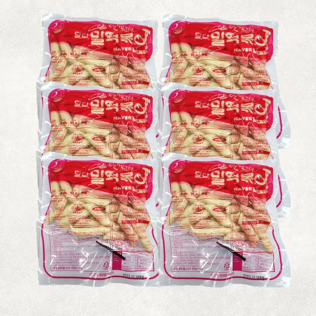 [Oh Bung Tteokbokki] Dry Dottokbokki Wheat Tteokbokki 320g (generous 2-3 serving) X5 Pack Coupang Best Products