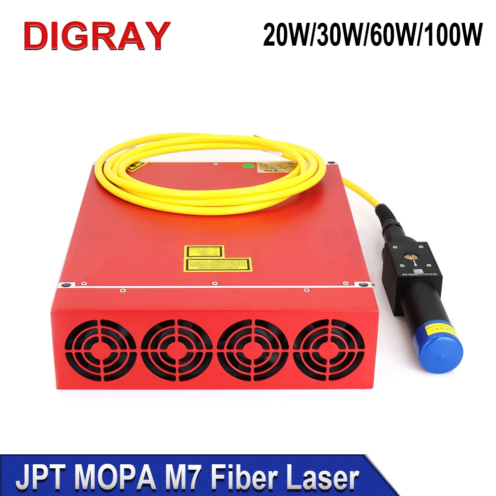 DIGRAY JPT MOPA M7 Pulse Fiber Laser Module High Quality 20W 30W 60W 100W Laser Source Suitable for Fiber Laser Marking Machine