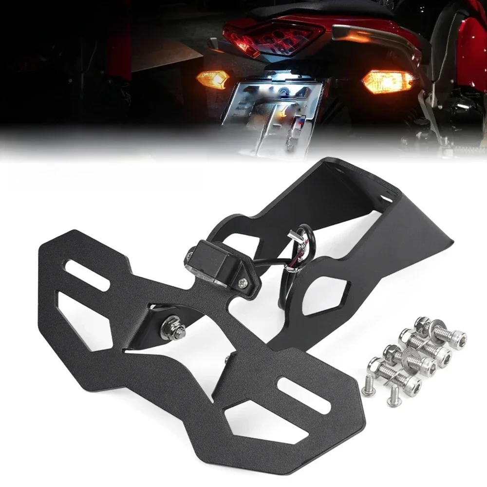 Uchwyt na tablicę rejestracyjną dla KAWASAKI VERSYS 650 1000 NINJA Z1000 Z1000SX akcesoria motocyklowe LED ogon Tidy Fender Eliminator — 2