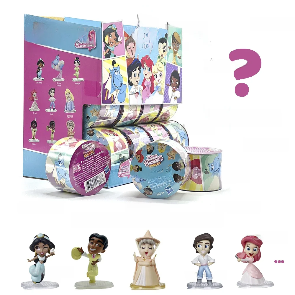 Boîte aveugle de figurines de princesse Disney, cadeau Surprise Kawaii, jouets cadeaux pour enfants, boîte mystérieuse