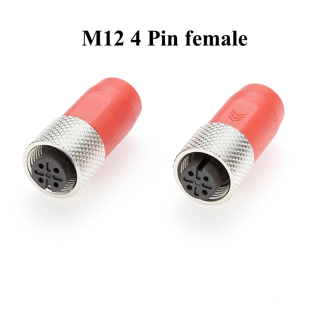 IP67 Waterproof CC Link A Coded 4 Pin M12 Termination Resistor Female Male CC Link Connector for Actuator Sensor Interface