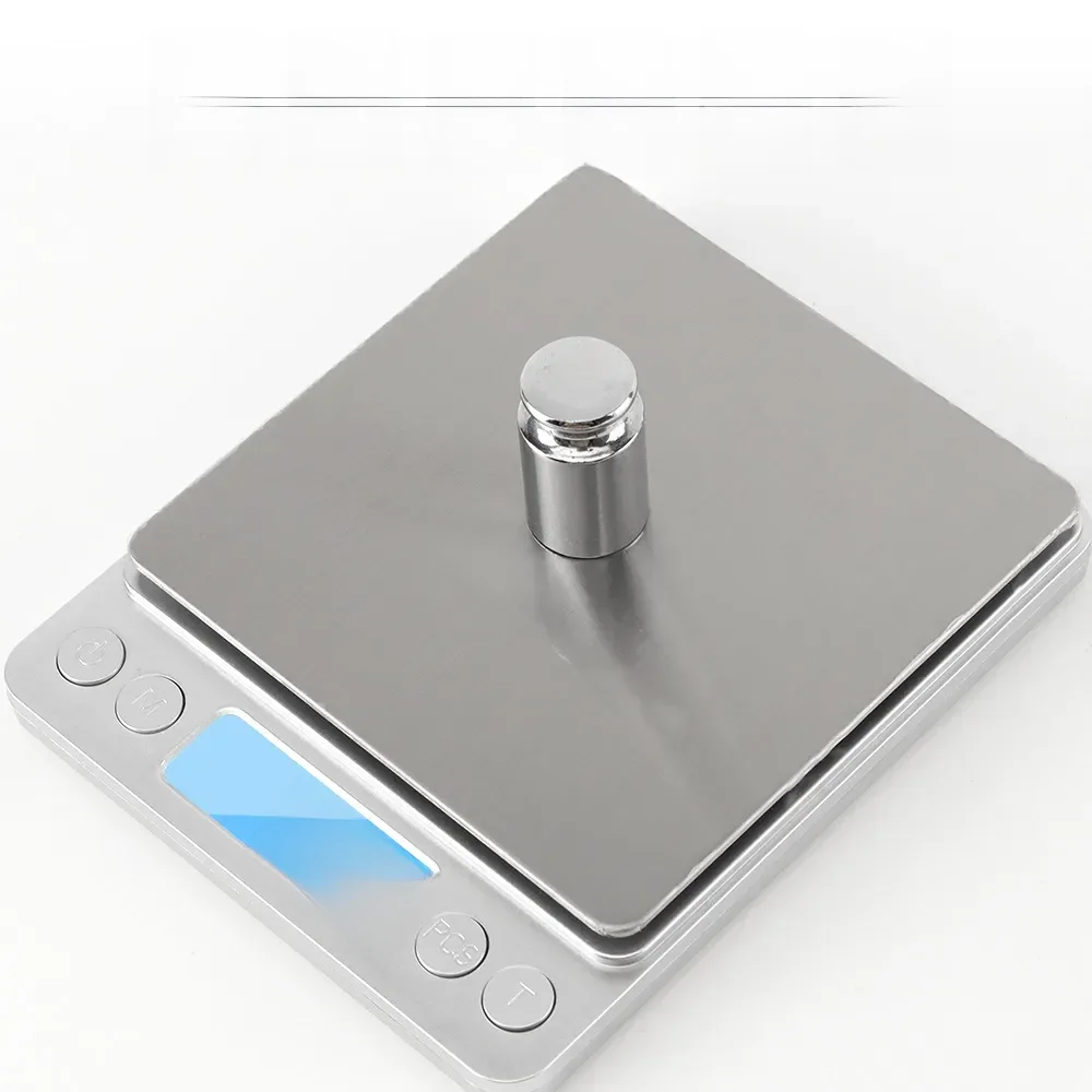 3000g 0.1g Elektronische Weegschaal LCD Display Mini Digitale Sieraden 3kg Weegschaal keukenweegschaal Balans - afbeelding 2