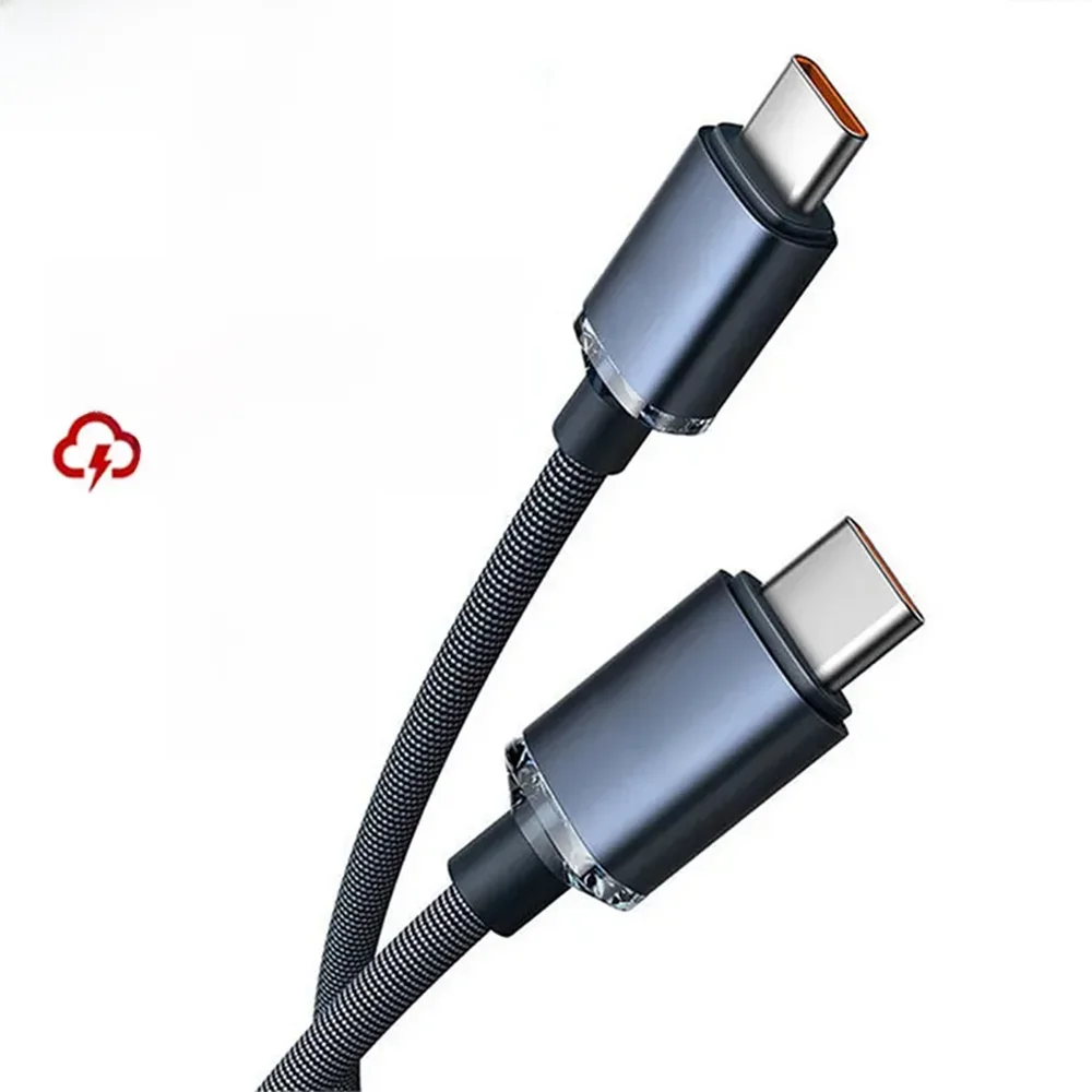 NNBILI 120W 7A Kabel typu C do typu C do telefonu komórkowego Iphone 15 Xiaomi Oneplus Kabel USB typu C do szybkiego ładowania danych — zdjęcie 2