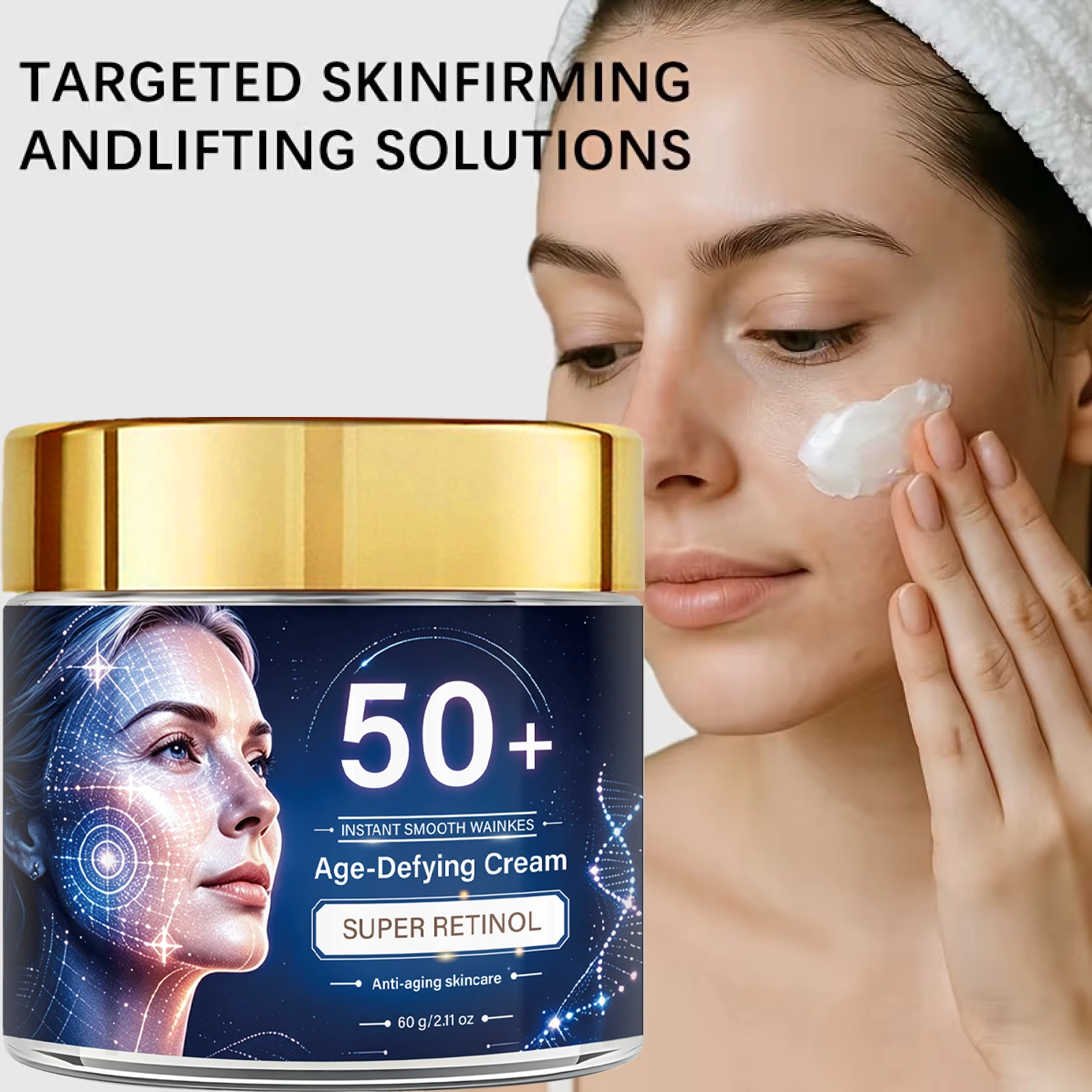 WATER ICE LEVIN Super Retinol Body Lotion 60g Moisturizing Firming Hydrating Skin Care for Daily Body Skin Treatment