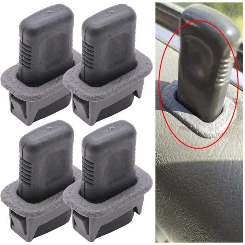 Capuchon de goupille de verrouillage de porte avec maintien, accessoire de voiture, Mitsubishi Pajero Montero V31 V32 V33 V43 SHOGUN MK2 MB774548 MB775216, 1/4 Set