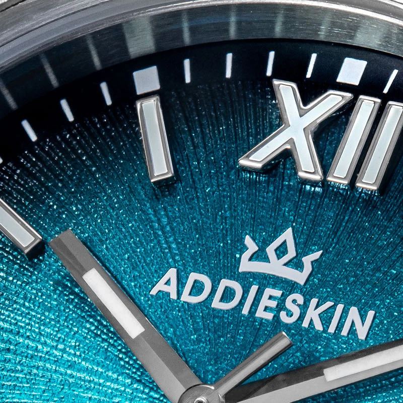AddiesKin K002 Men's Luxury Automatic Mechanical Watch Miyota 9015 Geometric Urban Design 40mm Sapphire Crystal BGW9 Luminous