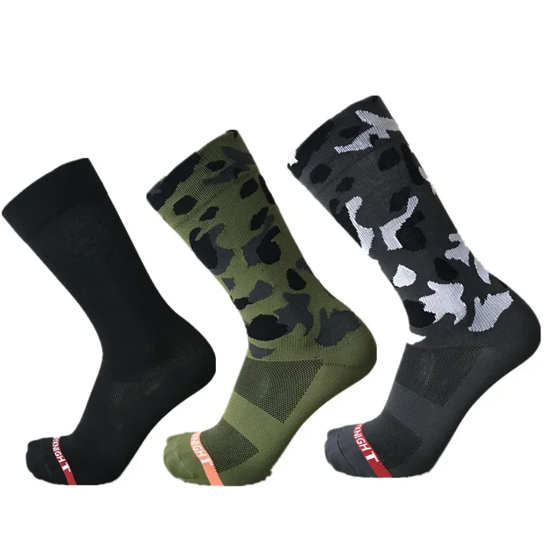 AliExpress High Quality Compression Pro Mountain Camouflage MTB Cycling Socks Road Bicycle Socks Outdoor Sports