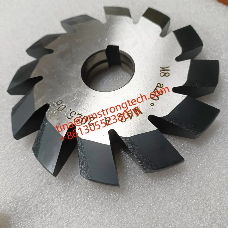 LIVTER M8 M42 Material Black Coating D150 Inner hole 32 20 DEG PA HSS Involute Gear Cutters
