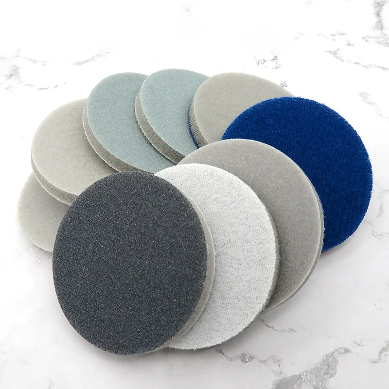 Amplas cakram spons amplas basah & kering 300-3000 Grit penghalus Hook Loop