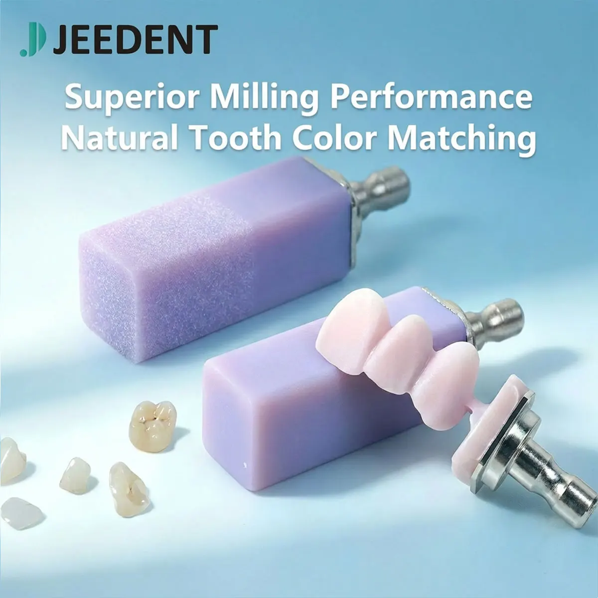Dental C14/B40 Lithium Disilicate Blocks HT LT Glass Ceramic Material for Sirona Cerec CAD/CAM Milling Dental Lab Supplies view 5