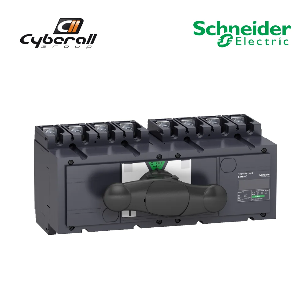 Schneider Electric-Cyberall-inverter sectionator switch monobloc INS250 4 poles 100A 8kV 750 V AC