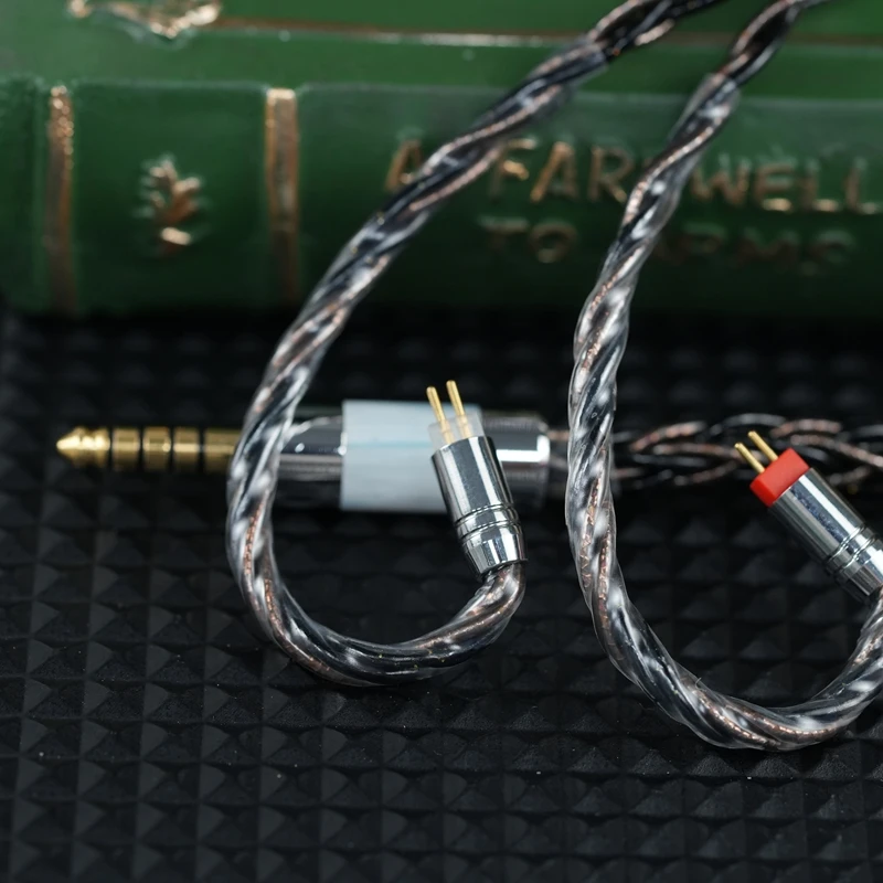 GY HiFi-195 Snail Man، الكتاب الهزلي سوبر 8-Core ترقية IEM كابل 3.5/4.4 ملم / راحة 2PIN/N5005 لـ CKLVX CK2V IEM 1DD + 4BA #6