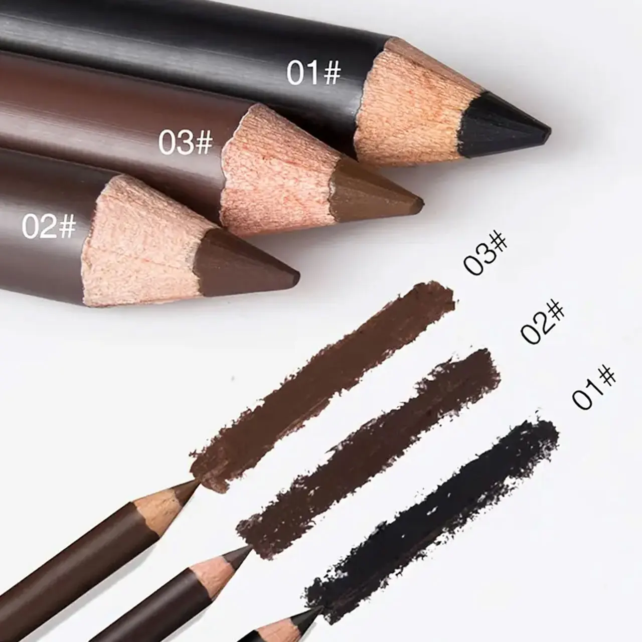 1pc 눈썹 문신 색조 반영구적 눈썹 색조 오래 지속되는 방수 천연 갈색 액체 눈 강화제 Bru가 포함된 눈썹 문신