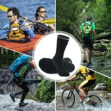 100% Waterproof Breathable Socks SGS Certified RANDY SUN Unisex Novelty Sport Skiing Trekking Hiking Socks 1 Pair