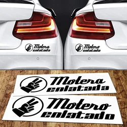 PACK MOTEROS MOTERA ENLATADA + MOTERO ENLATADO PEGATINAS MOTO CON SALUDO MOTERO Vss VINILO COCHE STICKER BIKE RAFAGAS lazarillaSHOP™