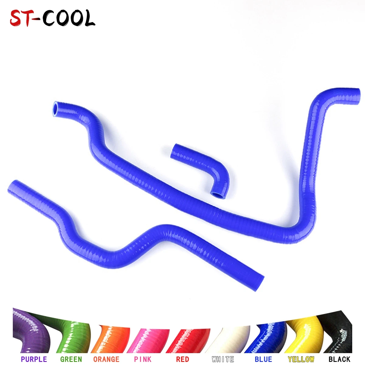 For Polaris ATP 500 2005 ATV Coolant Radiator Hoses Kit Silicone Tubes Pipes 3Pcs 10 Colors