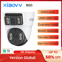 Xiaovv BQ3 8MP WIFI House Security Camera CCTV With Dual Lens Dual Screen 360 Degree PTZ AI Humanoid Detection Motion Tracking