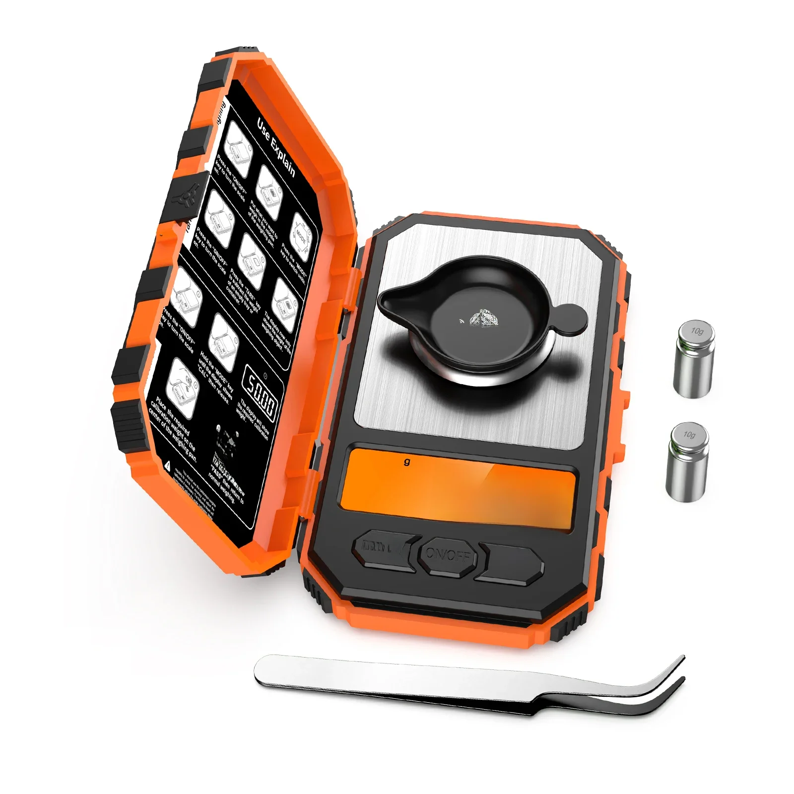 50g Mini Digital Waage 0,001g Hohe Präzision Waagen Tasche Elektronische Waage Professionelle