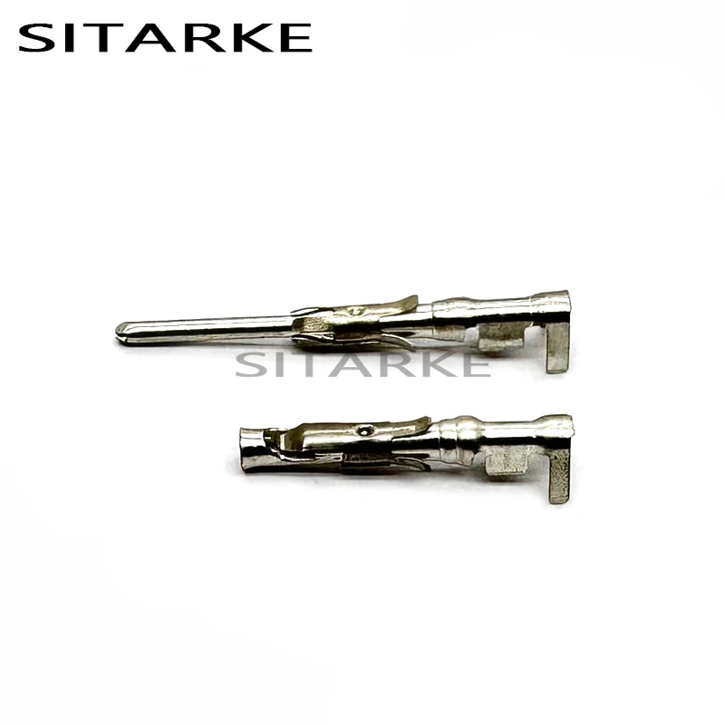 100Pcs 1.5MM Auto Rear Lamp Connector Interface Crimp Terminal Wiring Harness Male Female Splice Pin 927886-1 927888-1