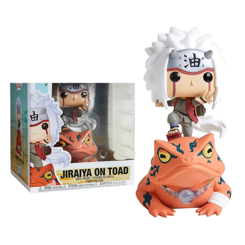 Anime Naruto #73 Jiraiya Toad Action Figure Decoration Collectible Model Toys Car Home Ornament Children's Birthday Gifts Kids