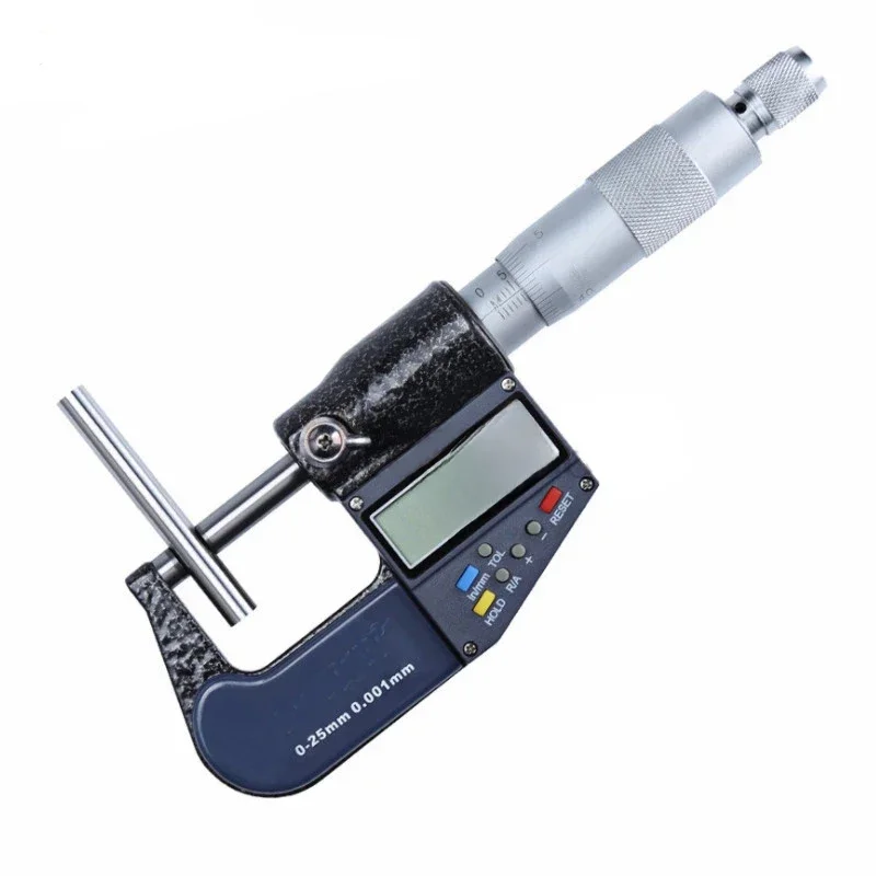 IP54 0.001mm elektroniczny zewnętrzny mikrometr 0-25mm cyfrowy mikrometr suwmiarka mikrometr końcówka węglikowa narzędzia pomiarowe — zdjęcie 2