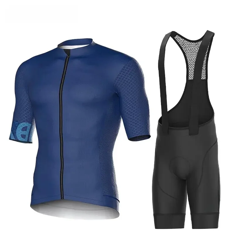 AliExpress INBIKE Men's Cycling Jersey Road Bike Shorts Cycling Short Sleeve Full Zipper Bib Shorts Breathable Summer Cycling Jersey Set