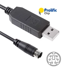 CT-29B USB CAT Programming Cable PL2303 USB to Mini Din 6 Pin for Yaesu FT-7800/E/R FT-7900/E/R FT-8000 FT-8100 FT-8500 FT-8800