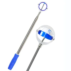 Golf Ball Pick Up Tools 9FT Telescopic Golf Ball Retriever Retracted Automatic Locking Scoop Picker Golf Ball Catcher
