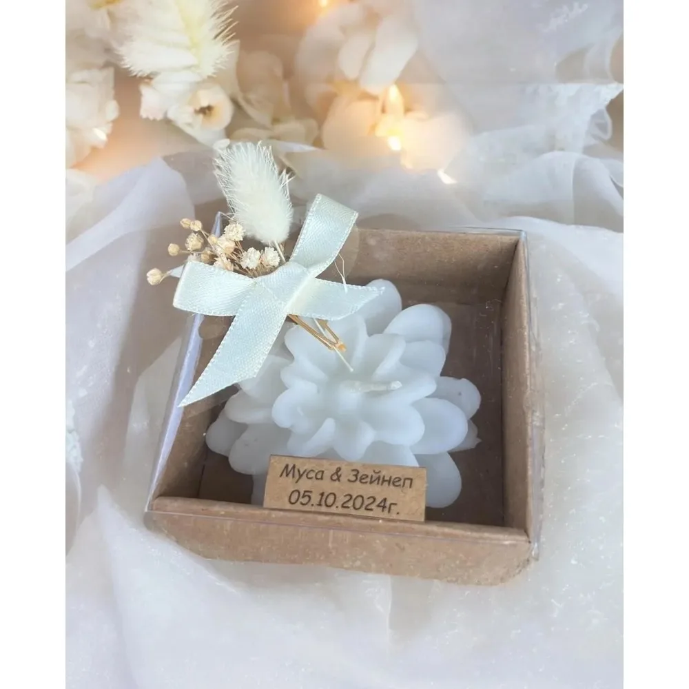 

Customizable Wedding Candle Favors,Wedding Gift For Guests,wedding favors for guests,Baptism Gift Box Set, Bridesmaid Candle, Flower Candle, Babyshower Gift, Aroma Candle Souvenir Gift Box For Baby Shower Bridal Shower